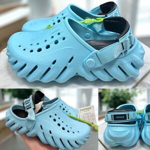 Crocs Echo Clog Low Casual Slip On Clogs Shoes 207937-411 Size 4 Men 6 Women